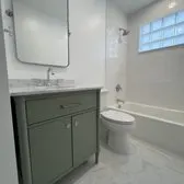 Microcement floors Hollywood FL in condo living area